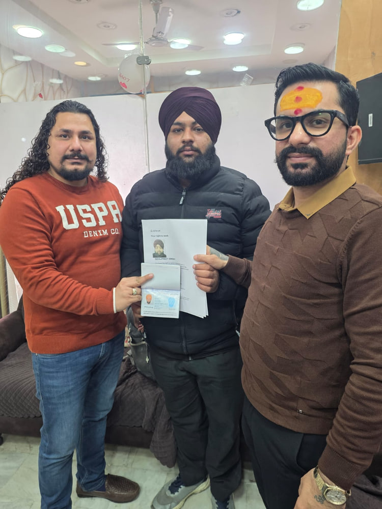 Sehajpreet Singh — visa approved with MD Consulting Group