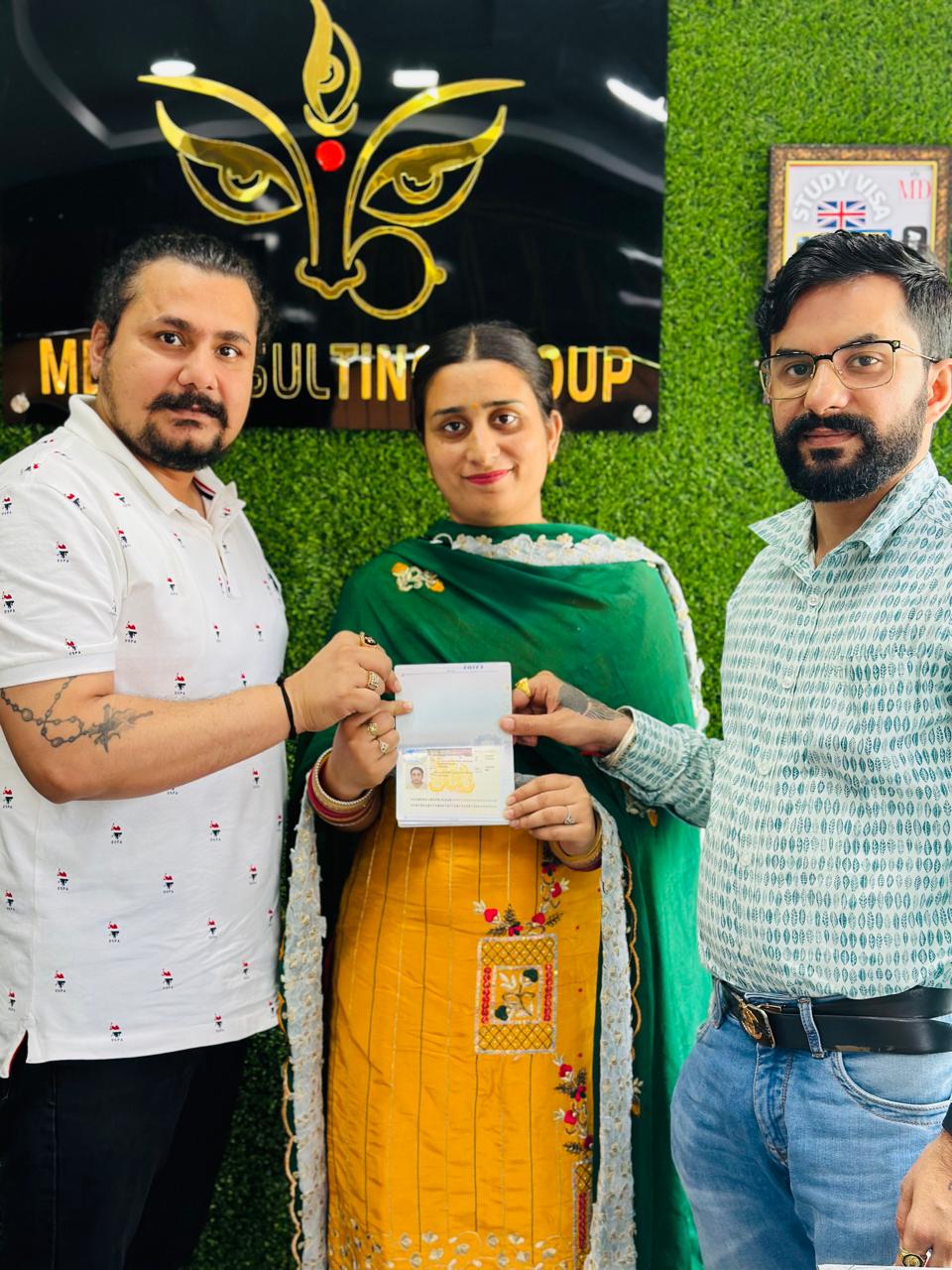 Rajbeer kaur — visa approved with MD Consulting Group