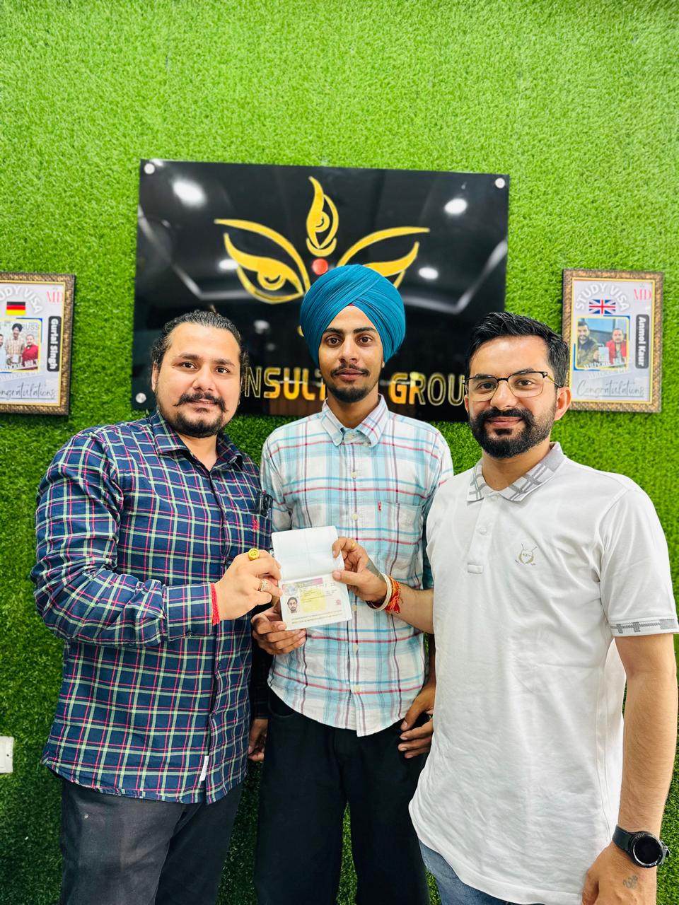 Harman Sidhu — visa approved with MD Consulting Group