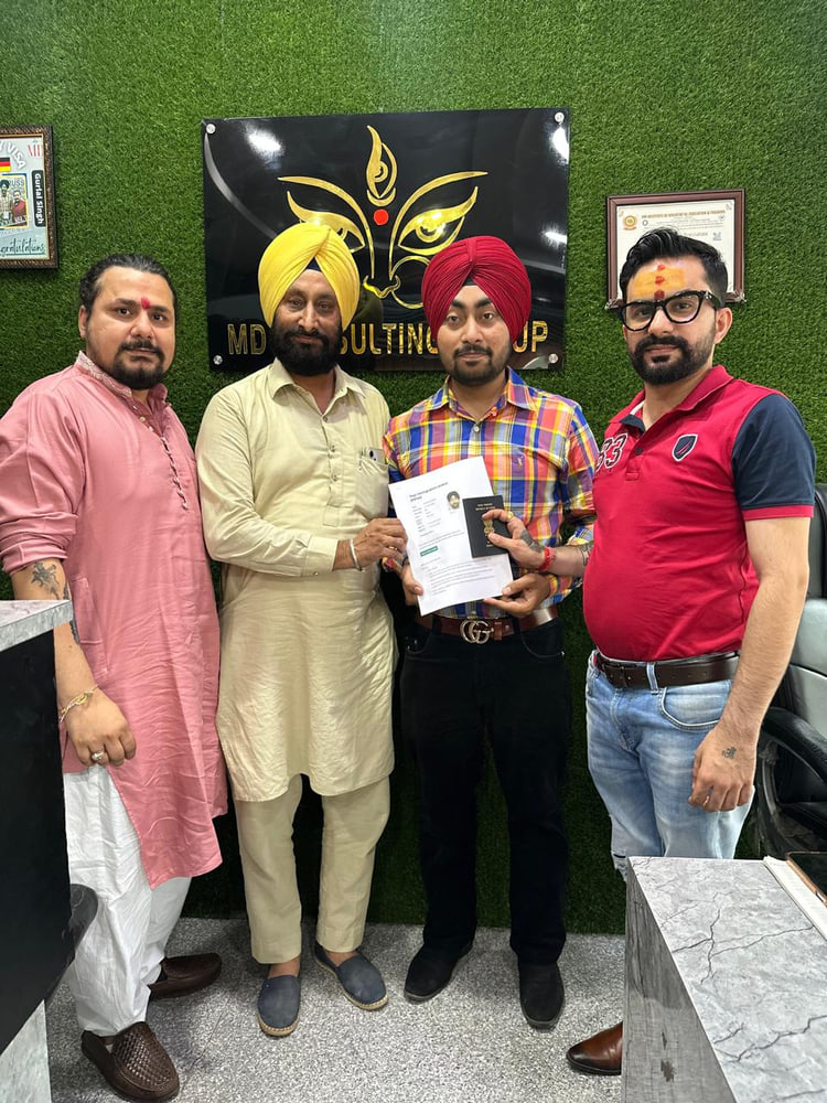 Navjot Brar — visa approved with MD Consulting Group