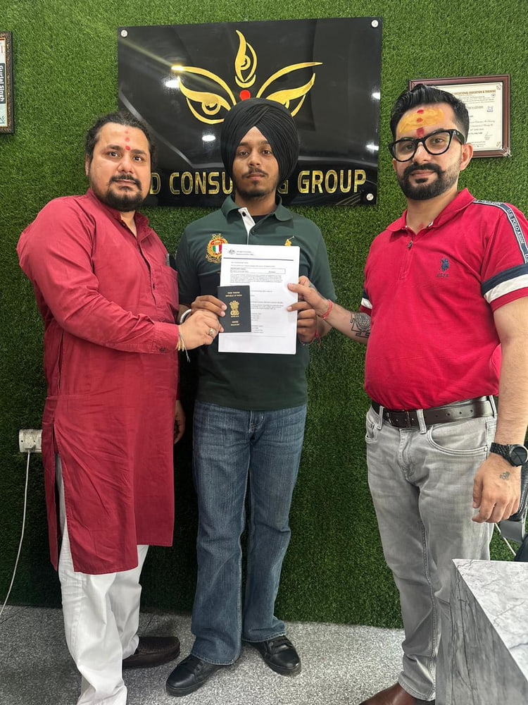 Gurleen Dhillon — visa approved with MD Consulting Group