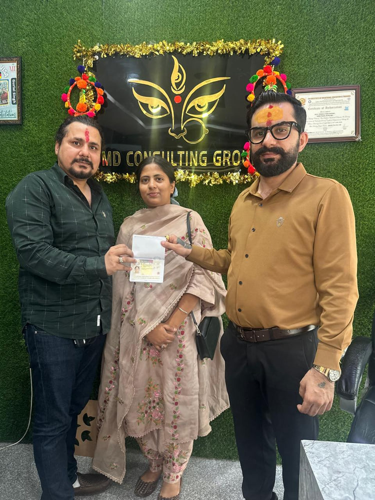 Manpreet Kaur — visa approved with MD Consulting Group