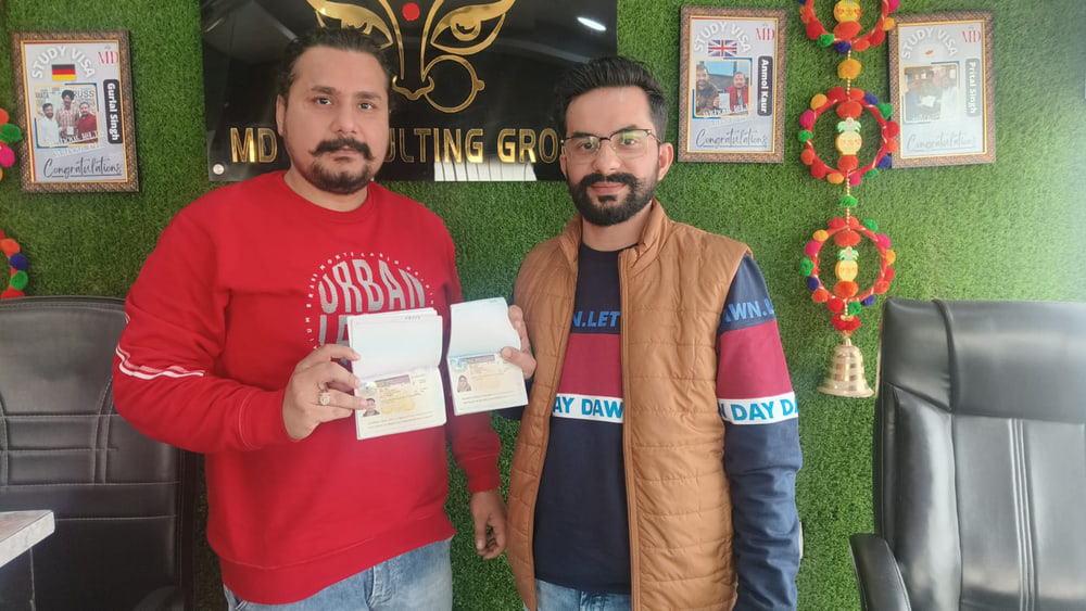 Rajdeep Sharma — visa approved with MD Consulting Group
