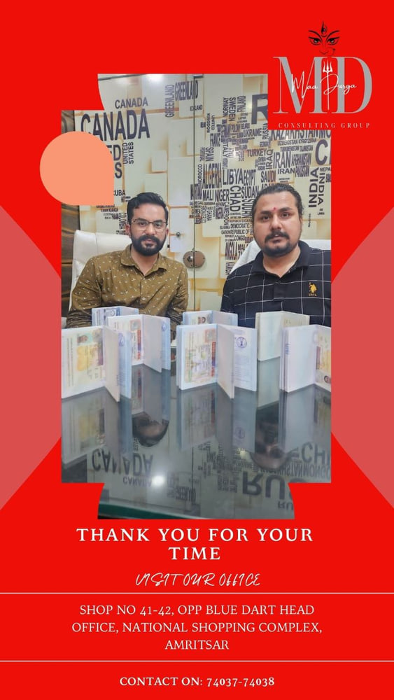 Amritpal Singh — visa approved with MD Consulting Group