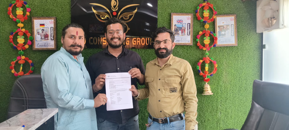Hritik Tuteja — visa approved with MD Consulting Group