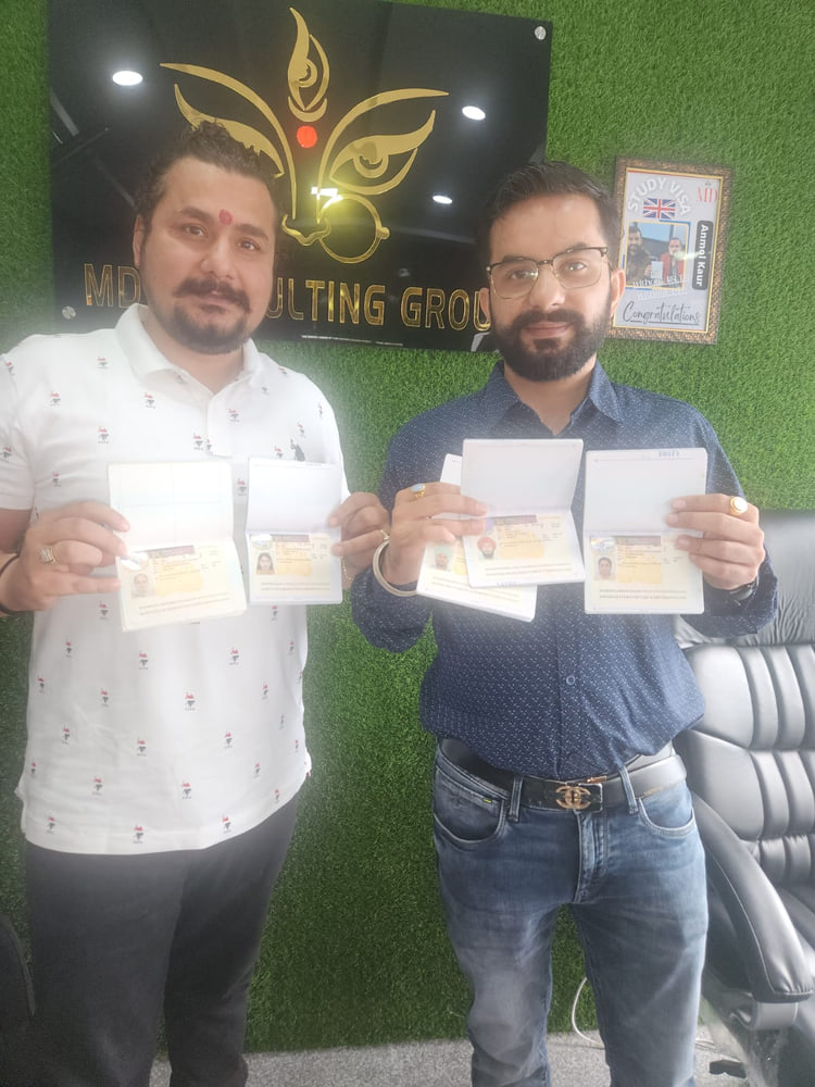 Komal Verma — visa approved with MD Consulting Group
